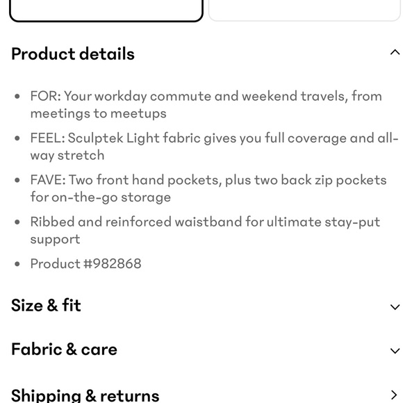 Athleta Women’s Venice High Rise Wide Leg Pant Black. Size M - Picture 5 of 6